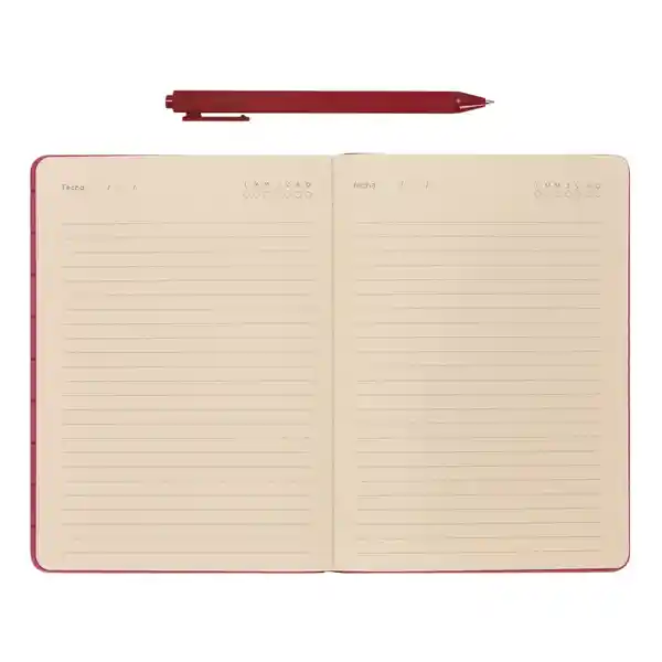 Libreta Grande Con Lápiz 96 Hojas Con Líneas Casaideas