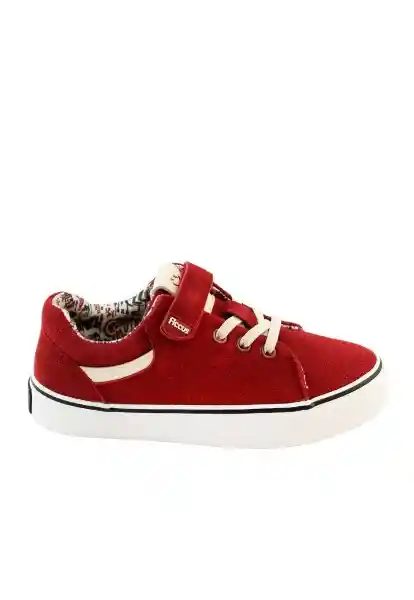 Zapatillas Urbana Velcro W24 Niño Rojo 33 925 Ficcus