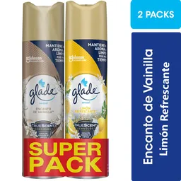 Glade Pack Ambientador con Aroma a Limón y Vainilla en Aerosol