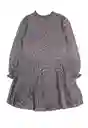 Vestido Junior Liberty 386 Niña Gris Talla 10 Años Ficcus