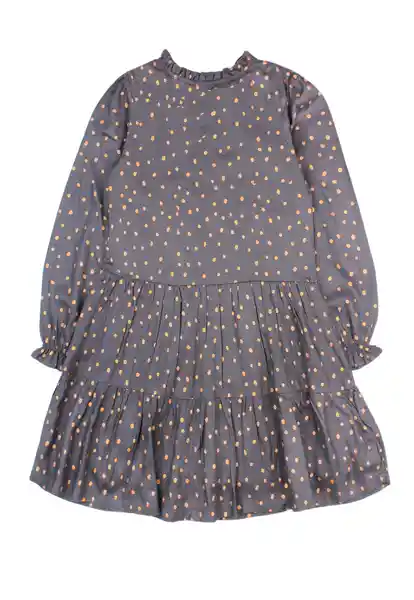 Vestido Junior Liberty 386 Niña Gris Talla 10 Años Ficcus