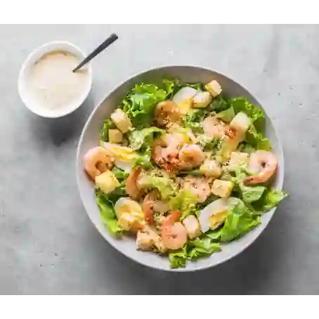 Ensalada Cesar con Camarón
