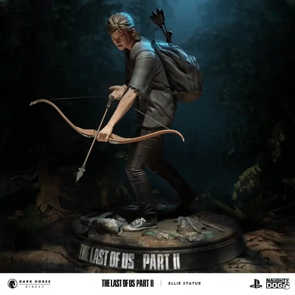 The Last of us Figura de Colección Part II Ellie With Bow Dark