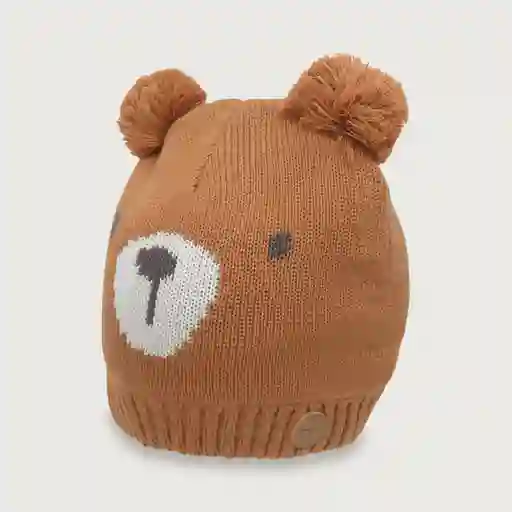 Gorro Cara Osito de Niño Café Talla S Opaline