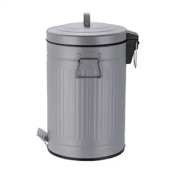 Basurero Vintage Gris 12 L