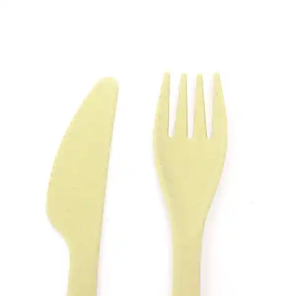 Set de Cubiertos Con Estuche Cuchillo + Tenedor Miniso