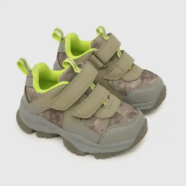 Zapatillas Outdoor Estampada Moss Green Multicolor T. 26 Colloky