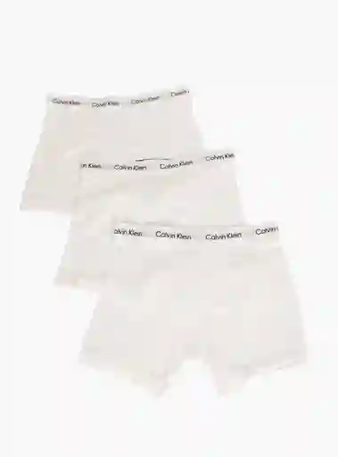 Calvin Klein Set Bóxer Blanco Talla M Nb2616 Tt