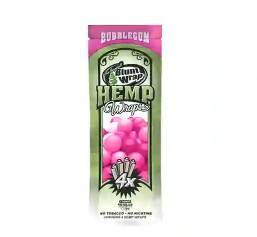 Blunt Hemp Wrap 4x Sabor Buble Gum
