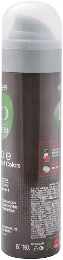 Garnier-Bi-O Desodorante Invisible Black White & Colors en Spray