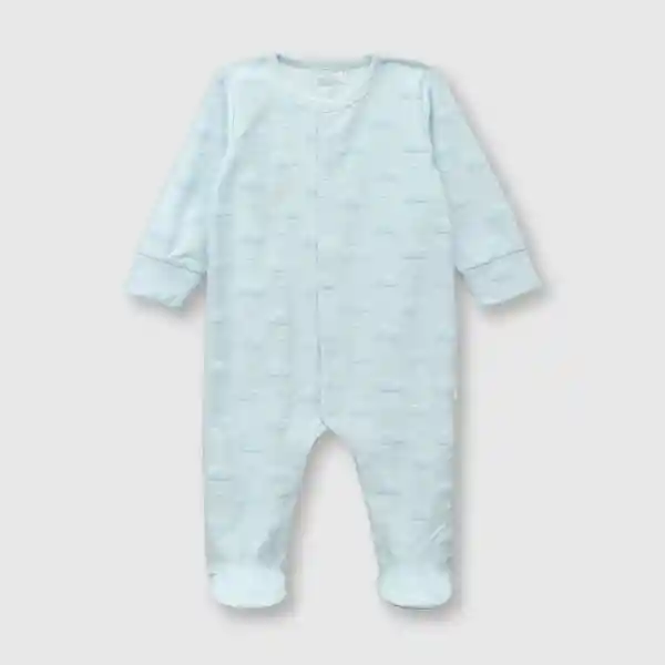 Osito Textura de Bebé Niño Celeste Talla 0M Colloky