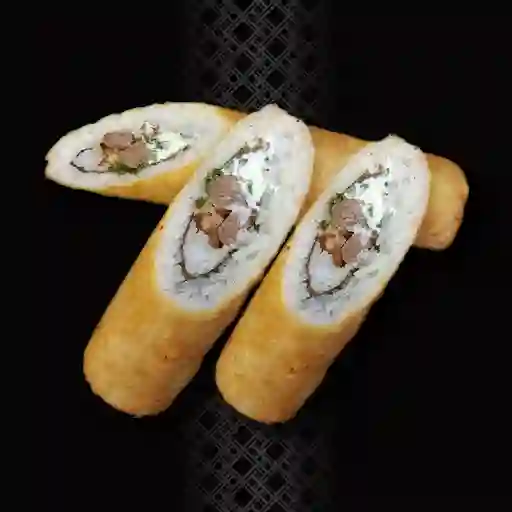 Handroll lomo saltado