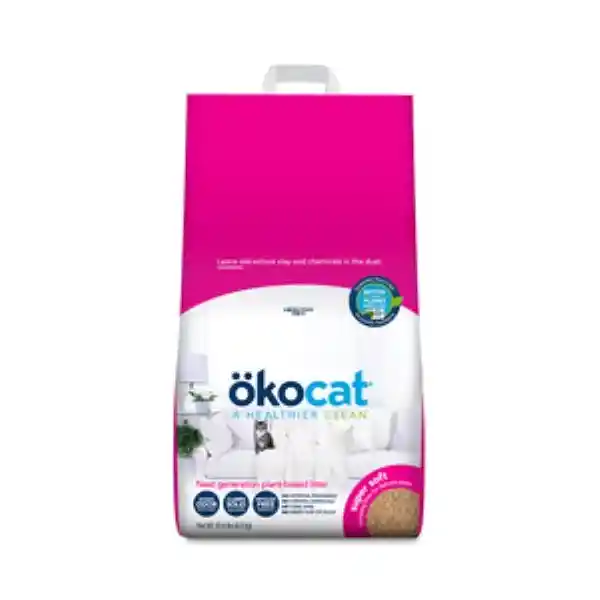 Okocat Arena Aglutinante Biodegradable Gatito y Senior