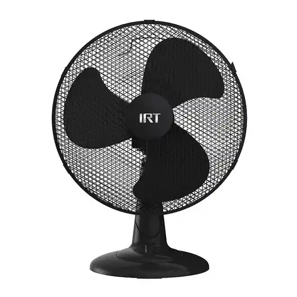 IRT Ventilador 16 Mesa 50W Plástico Negro