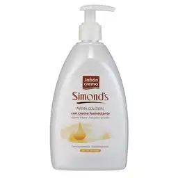  Simonds Jabon Liquido Crema Avena Coloidal 500 Ml 