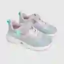 Zapatillas Velcro Elástico Chunky Azul Talla 37