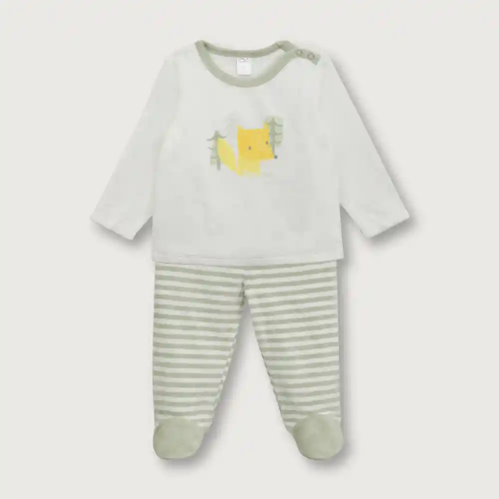 Clemente Zorro De Bebé Niño Verde Talla 3m