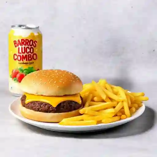 Combo hamburguesa barros luco