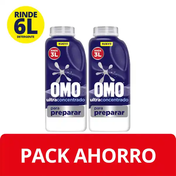 Omo Pack Detergente Líquido Para Diluir