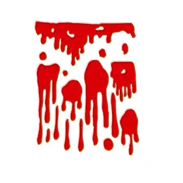 Pegatina Gel Sangriento