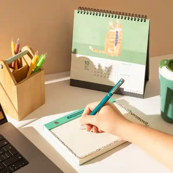 Calendario de Escritorio Ilustrado 2026 Casaideas