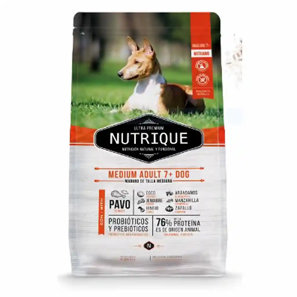 Nutrique Alimento Para Perro Mature Medium Adult 7+ Dog 12 Kg