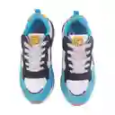 Zapatillas Urbana Niño Gris/Azul Talla 31 Pillin