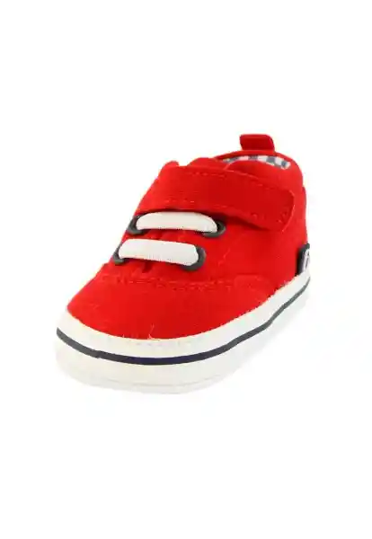 Zapatillas Urbana Velcro Soft Bebé Niño Rojo 16 810 Ficcus