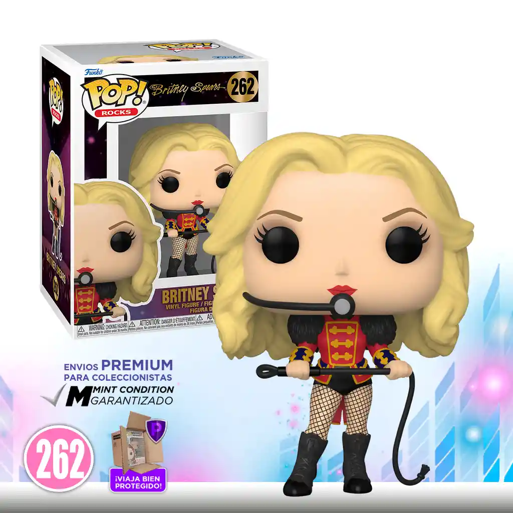 Funko Pop! Figura de Acción Rocks Britney Spears Circus 262