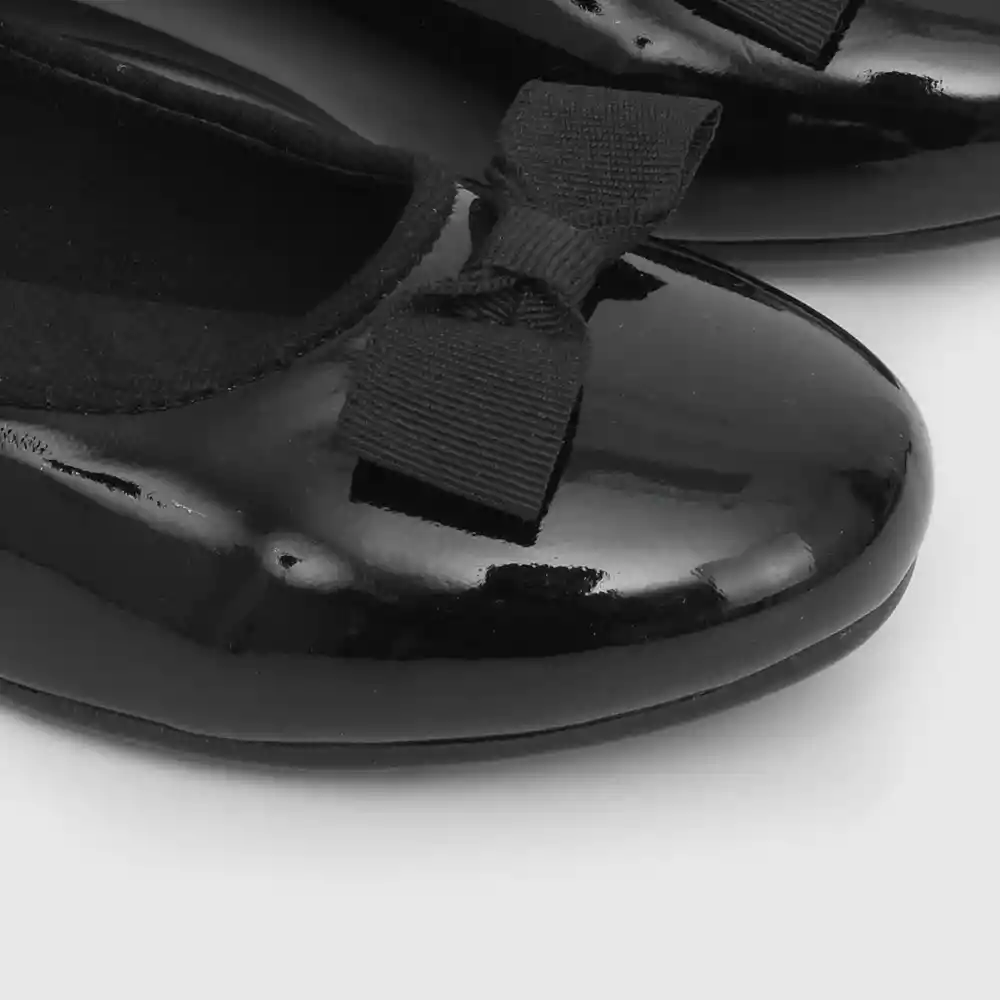 Ballerinas Charol Negro Talla 37