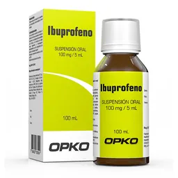 Ibuprofeno 100 mg/5 mL Suspension Oral