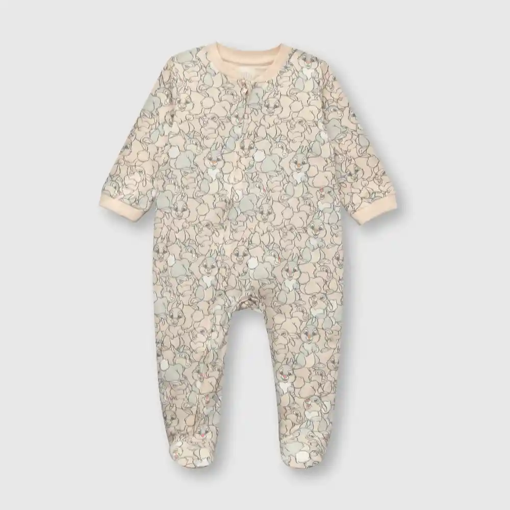 Pijama Tambor De Bebé Niña Rosado Talla 3/6 Meses