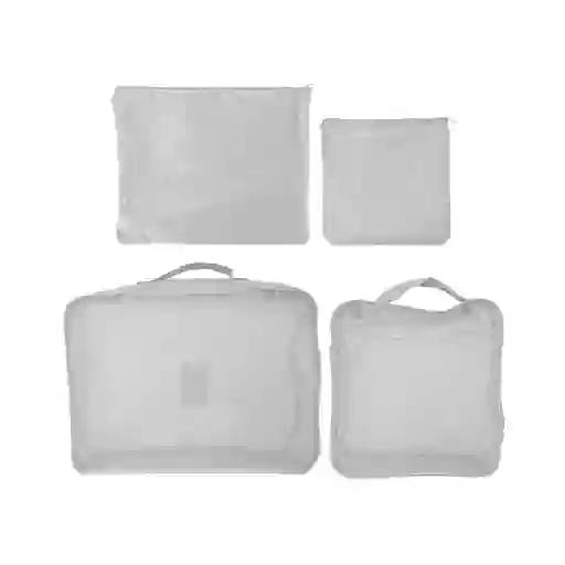 Organizador de Viaje Plegable 4 Espacios Gris Miniso