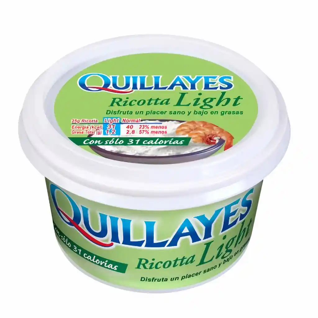 Quillayes Queso Ricotta Light