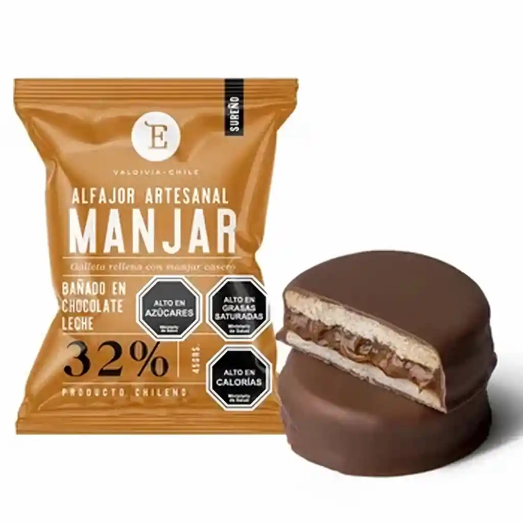 Entrelagos Alfajor Manjar Leche