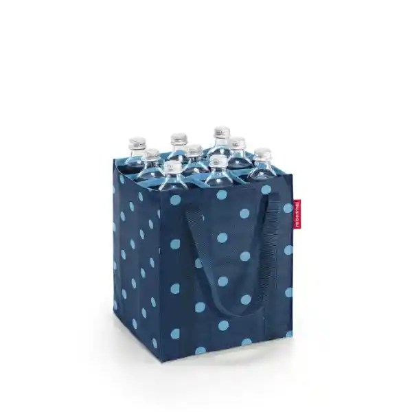 Bolsa Porta Botella Mixed Dots Azul Reisenthel