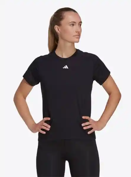 Adidas Polera Tres Crew Negro S HR7795