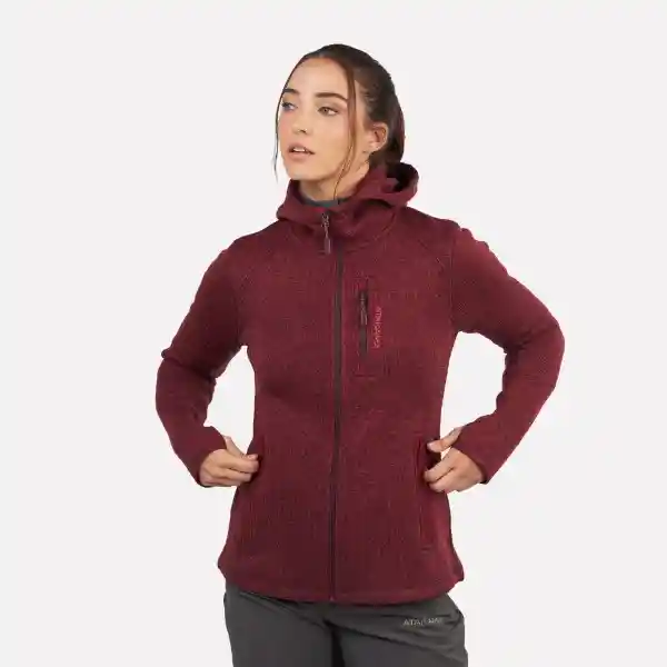 Polar Tejido Mujer Xl Tundra Burdeo Atakama Outdoor