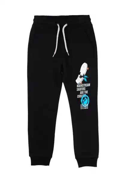 Pantalón Kids Sport Liberty 252 Niño Negro Talla 6 Años Ficcus