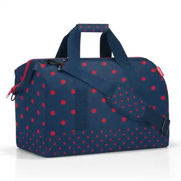 Bolso de Viaje Allrounder Mixed Dots Rojo Reisenthel