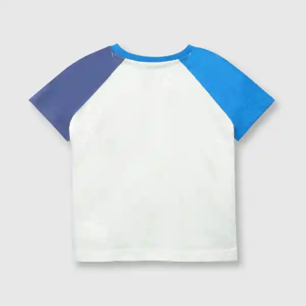 Polera Bloque de Bebé Niño Royal Blue Talla 12/18M Colloky