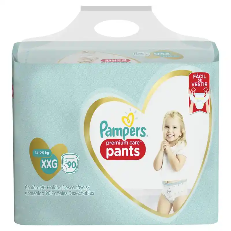 Pampers Pañales Premium Care Pants Talla XXG