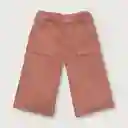 Pantalón de Cotelé Palazzo Rosado Talla 12M Opaline