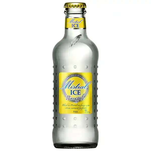 Mistral Cóctel Ice Pineapple 7 Alcohol 4 x 275 cc