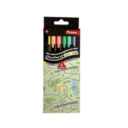 Torre Set de Fineliners Pastel de Colores 0.7 mm