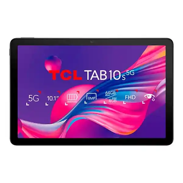 Tcl Tab 10S 5G 64+4Gb 8Mp 8000 Mha