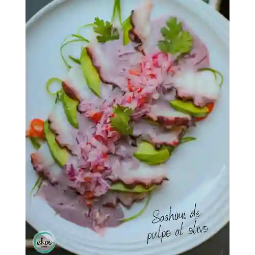 Sashimi Pulpo Al Olivo