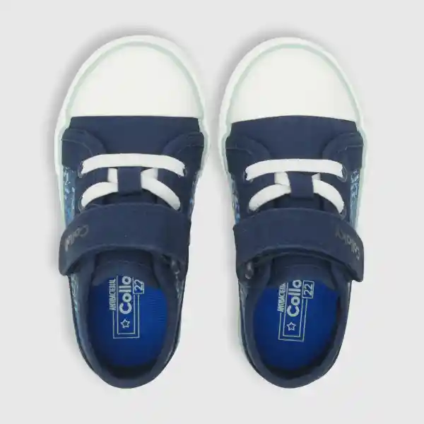 Zapatillas Urbana de Niño Estampada Azul/Blue Talla 27 Colloky