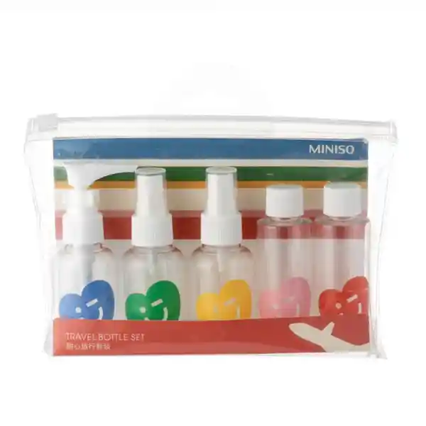 Kit Botellas de Viaje Miniso