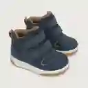 Botines Urbano Doble Velcro de Niño Azul Talla 29 Opaline